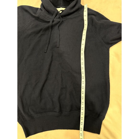 Still by Hand Mens Small (3) 100% Wool Blue Hoodie Japan Oversized Soft Handmade - Picture 5 of 6